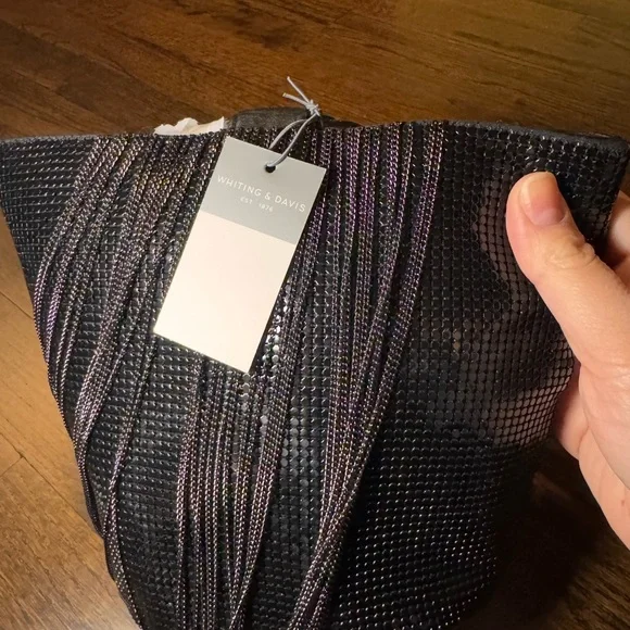 Chic Black Fringe Handbag NWT - Picture 4 of 6